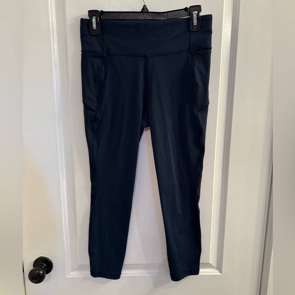 Lululemon Final Lap Crop *23" Nocturnal Teal